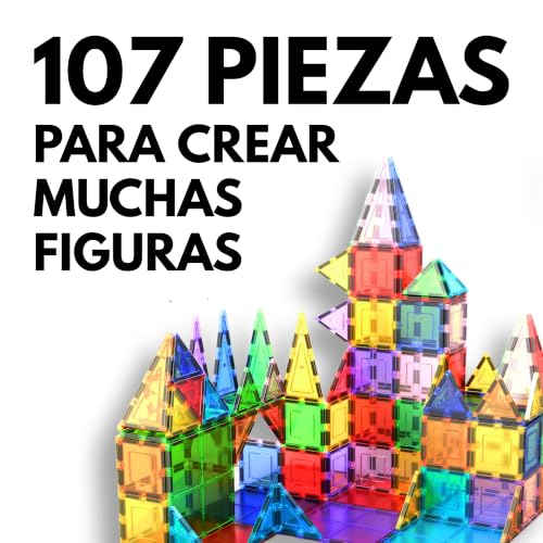 Piezas traslúcidas de los bloques magnéticos Calmito