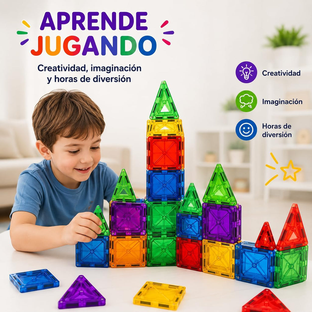 Detalle del sistema magnético de las piezas de viaje