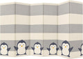 Tapete de juego plegable Calmito, diseño Pingüinos