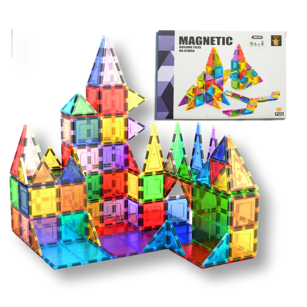Kit magnético constructor Calmito con 134 piezas